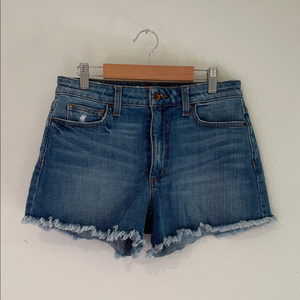 Joe's Jeans Classic Blue Frayed Hem Shorts